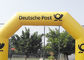 تبلیغ 8.4m تبلیغاتی پرینت PVC پر زرق و برق تبلیغاتی زرد تبلیغاتی برای ارتقاء نام تجاری