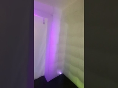 چادر تبلیغاتی بادی مربع با نور LED برای تمرین یوگا