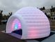 پارچه آکسفورد 3m 4m 5m سفید با نور LED منفجر می شود چادر گنبد Igloo برای مهمانی مهمانی