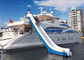 اسلاید آب بادی 0.9mm PVC Water Water Equipment برای سرسره قایق بادبانی بادی سفارشی اندازه